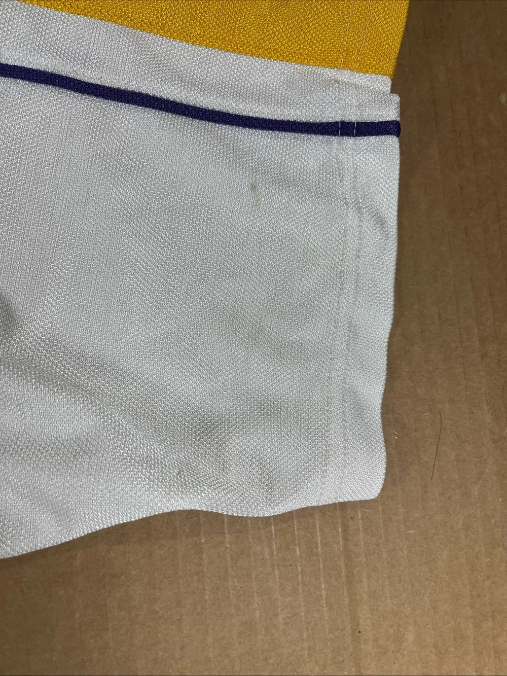 VTG Mens Nike Team LA Lakers Warmup Shooting Shirt Jersey 2003 White NBA Sz XL